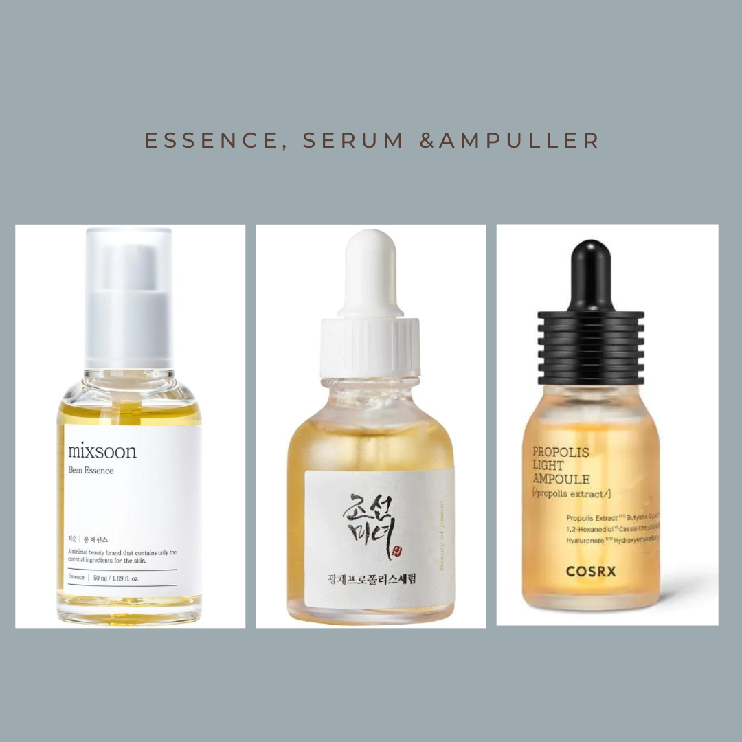 Skillnaden på Essence, Serum & Ampuller