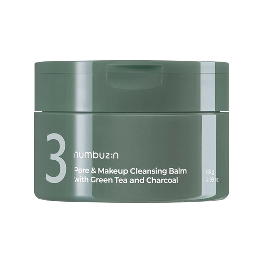 Numbuzin No.3 Pore & Makeup Cleansing Balm with Green Tea & Charcoal 85g